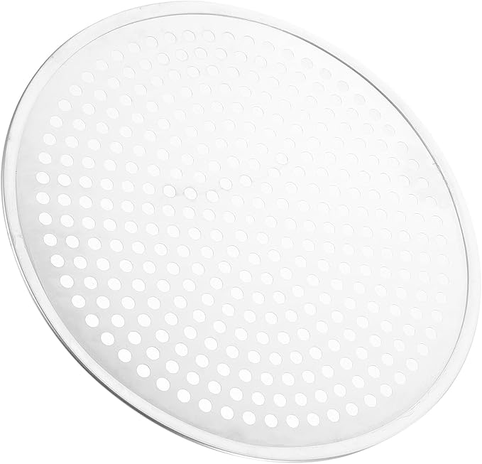 Luxshiny Pizza Pan with Holes 12 Inch Aluminium Alloy Round Pizza Pan for Oven Bakeware Pizza Tray Nonstick Perforated Pizza Crisper Tray Bakeware Cooking Dish for Home Kitchen