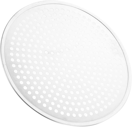 Luxshiny Pizza Pan with Holes 12 Inch Aluminium Alloy Round Pizza Pan for Oven Bakeware Pizza Tray Nonstick Perforated Pizza Crisper Tray Bakeware Cooking Dish for Home Kitchen