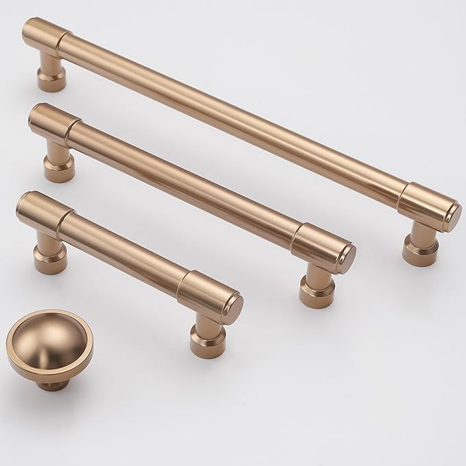 10 Pack Dark Champagne Bronze Kitchen Cabinet Knobs Cabinet Knobs Gold Drawer Knobs Kitchen Hardware Solid Cupboard Knobs Drawer Knobs