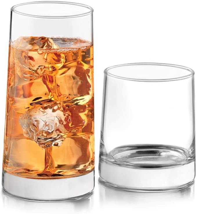 Libbey Cabos 16-Piece Tumbler and Rocks Glass Set