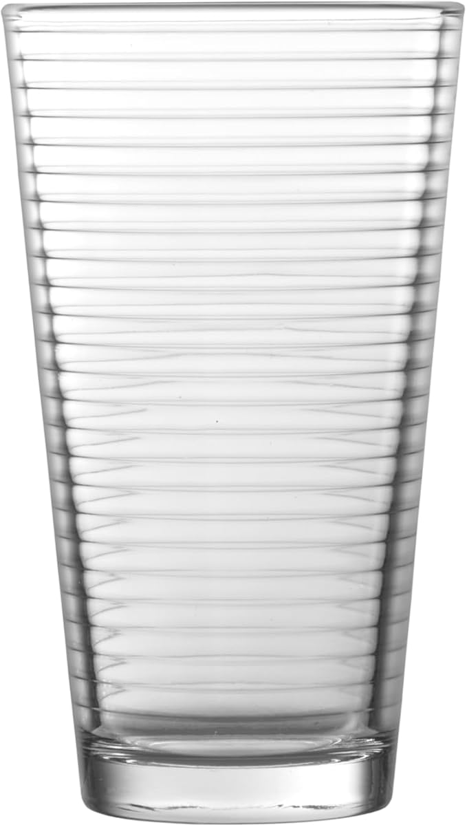 Fortessa Basics Arcade Beverage Everyday Glass, 14.25 Ounce, Set of 12