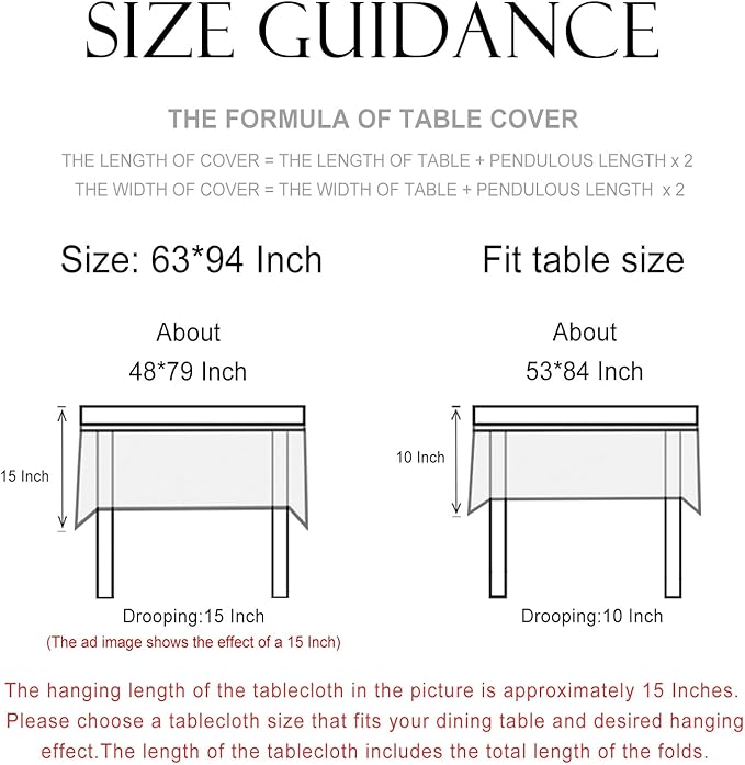 patdrea Designer Red Tablecloth for Rectangle Tables,Vintage Linen with Animals and Flowers Pattern Tablecloths,Farmhouse Floral Table Cover Cloth Decor for Kitchen Dining Christmas,63"*94"