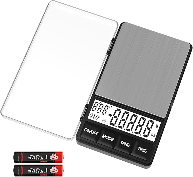 MAXUS Espresso Scale with Timer 1000g/0.1g Drip Coffee Scale, Small and Handy Barista Scale, Brew Drip Tray Coffee Scale, Backlit LCD for Fast and Accurate Reading, Convenient Digital Pocket Scale