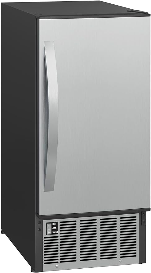 EdgeStar IB450SS 50 Lb. 15 Inch Wide Undercounter Clear Ice Maker - Stainless Steel