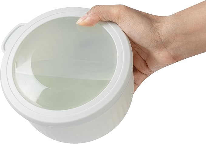 COOK WITH COLOR Prep Bowls with Lids- Wide and Deep Nesting Plastic Small Mixing Bowl Set with Lids, 12 Piece Set - Deep Bowls, Blue/Pink