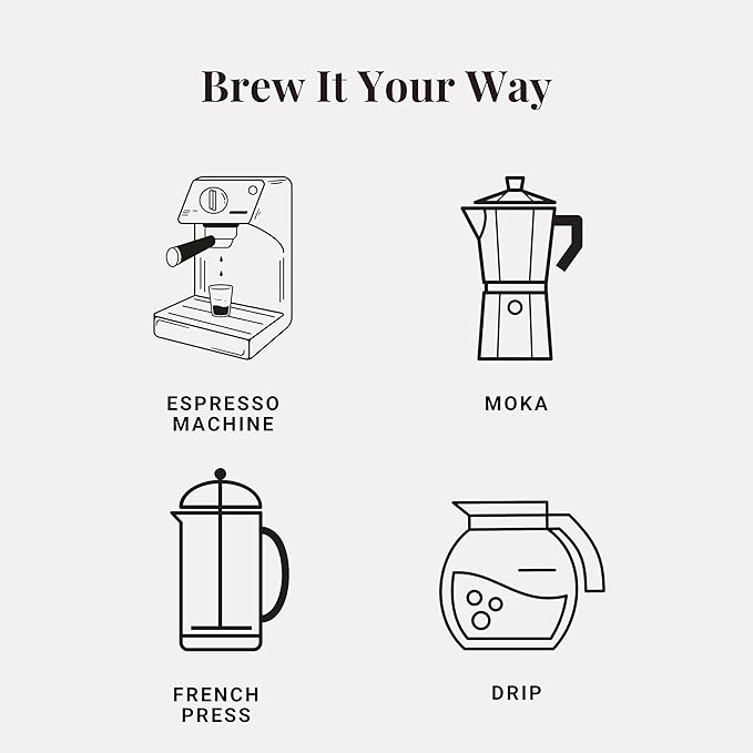 Caffè Vergnano Decaf Italian Ground Coffee, 4 Pack – 100% Arabica for Moka, Intensity Level 6 – Rich, Full Flavor Without Caffeine, Notes of Dried Fruit, Cocoa & Caramel - 8.82 oz Tins