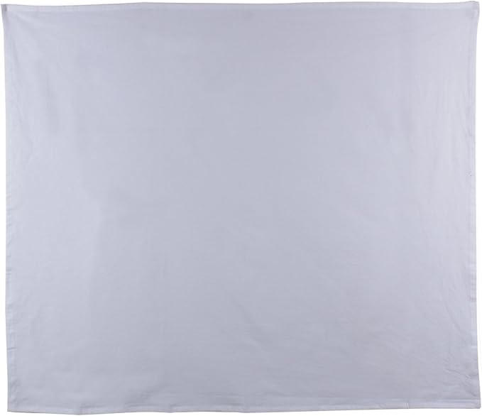 DG Collections 100% Cotton Flour Sack Towels – 50 Pack, 27x27 Inches, White, Lint-Free, Pre-Washed, Hemmed Edges – Reusable Kitchen Towels for Cleaning, Embroidery, Printing & Crafts - White