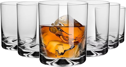 Krosno Whisky Glasses | Set of 6 | 11.8 oz | Mixology Collection | Drinking Glasses Cocktail Glasses | Home, Restaurants and Kitchen Set | Dishwasher Safe Glass Cup
