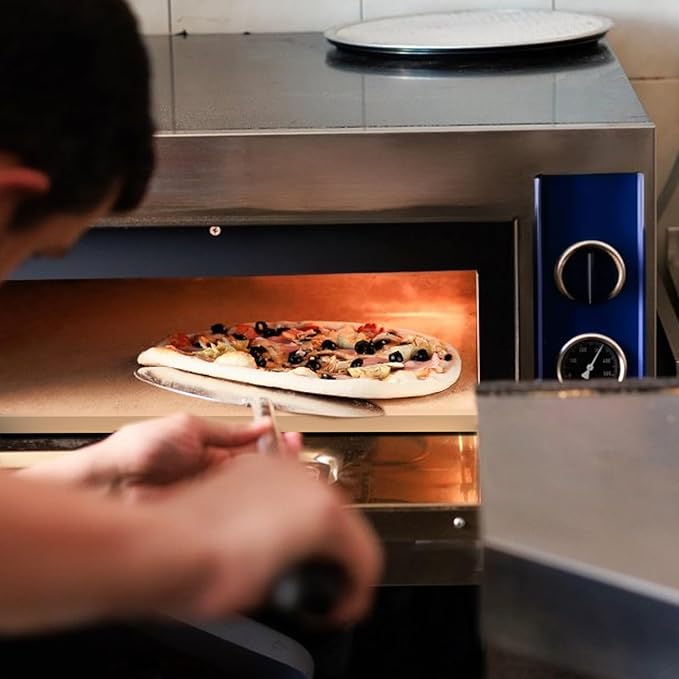 Extra Large Pizza Stone 22 Inch, Rectangular Pizza Grilling/Baking Stone 22" x 14", Industrial Commercial Oven Stone, Ideal for Grilling Baking Several Pizzas Bread - Includes Scaper