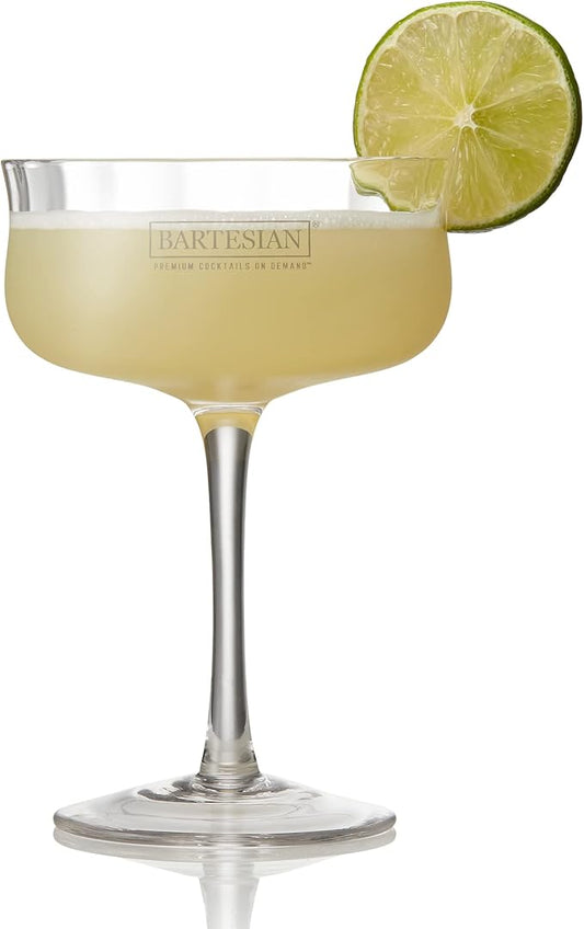 Bartesian Cocktail Glass Sets - Coupe Drinking Glassware for Cocktails & Mocktails - Bar Glasses for Martini, Margarita, Pina Colada, Whiskey Sour, Old Fashioned - Set of 2