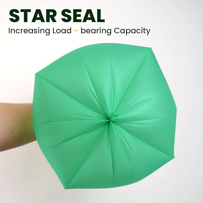 Compost Bags 3 Gallon,100 Count,Compost Food Scrap Waste Bags Fits Countertop Bin,Small Kitchen Food Scrap Waste Bags,Compost bin bags,Certified by BPI,ASTM D6400 and OK compost HOME certified