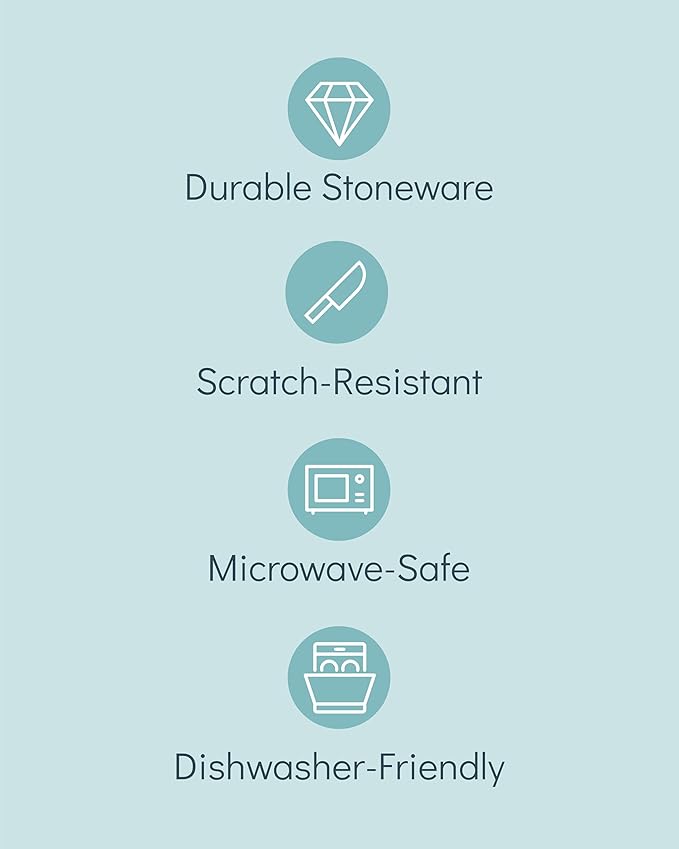 Stoneware Pasta Bowls Set of 8, Stylish dark gray Plates Ceramic, 7.7" Salad Bowl Set, Dishwasher and Microwave Safe Ceramic Bowl Plates, Salad Bowls, Large Soup Bowls…