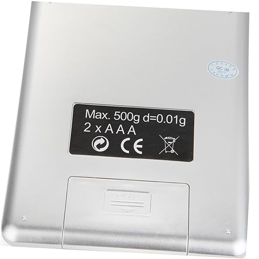 Digital Kitchen Scale High-Precision Stainless Steel Food Weight Balance Scale with Backlit LCD Display Auto-Off Function for Cooking Baking Jewelry