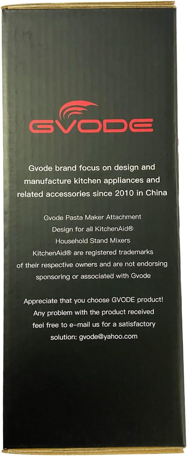 Pasta Attachment for KitchenAid Stand Mixer Included Pasta Sheet Roller, Spaghetti Cutter and Fettuccine Cutter Pasta Maker Stainless Steel Accessories 3Pcs by Gvode
