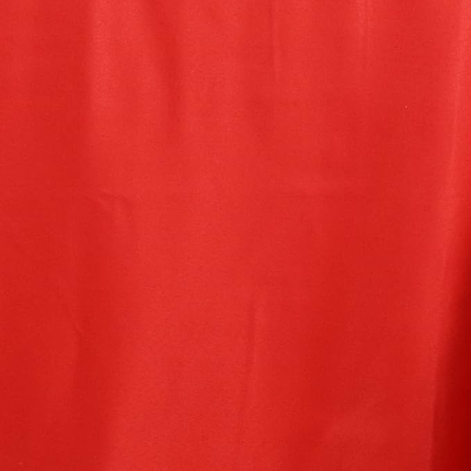 LinenTablecloth Polyester Tablecloth 90-Inch By 132-Inch, Red