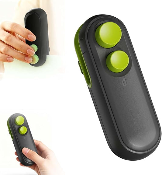 Mini Bag Sealer with Cutter and Magnet, 2026 New Portable Rechargeable Handheld Vacuum Food Sealer Bag Sealing Machine, Chip Bag Sealer for Chips Snacks Plastic Bags Fresh Storage (Black)