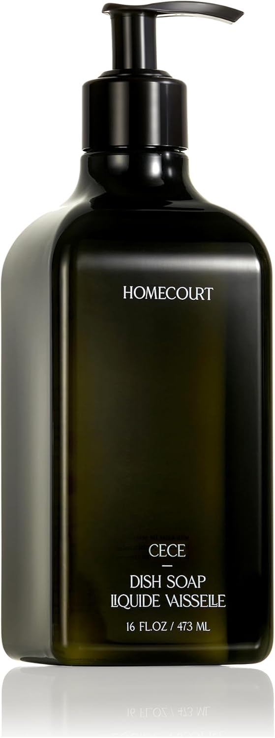 Homecourt Dish Soap, Dishwashing Liquid with Clean Ingredients, Non-Toxic & Skin-Safe, Safe for People & Pets, Cece, 16 oz