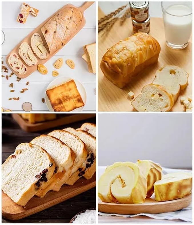 Pullman Loaf Pan with Lid, Aluminum Nonstick Bakeware for Baking Bread, 1 lb Dough Capacity