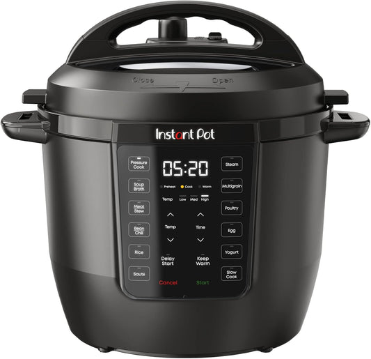 Instant Pot RIO, 7-in-1 Electric Multi-Cooker, PressureCooker, SlowCooker, RiceCooker, Steamer, Sauté, Yogurt Maker, & Warmer, Includes App With Over 800 Recipes, 6 Quart