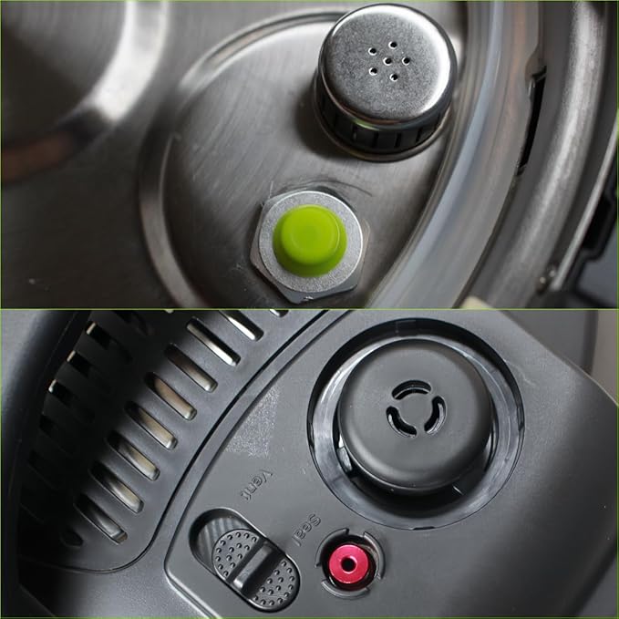 10PCS Replacement Parts for Instant Pot Pro/Pro Plus 6 QT, Duo Evo Plus 6 QT, Steam Release Handle, Sealing Ring, Float Valve W/Silicone Cap and Anti-Block Shield By Pnltae