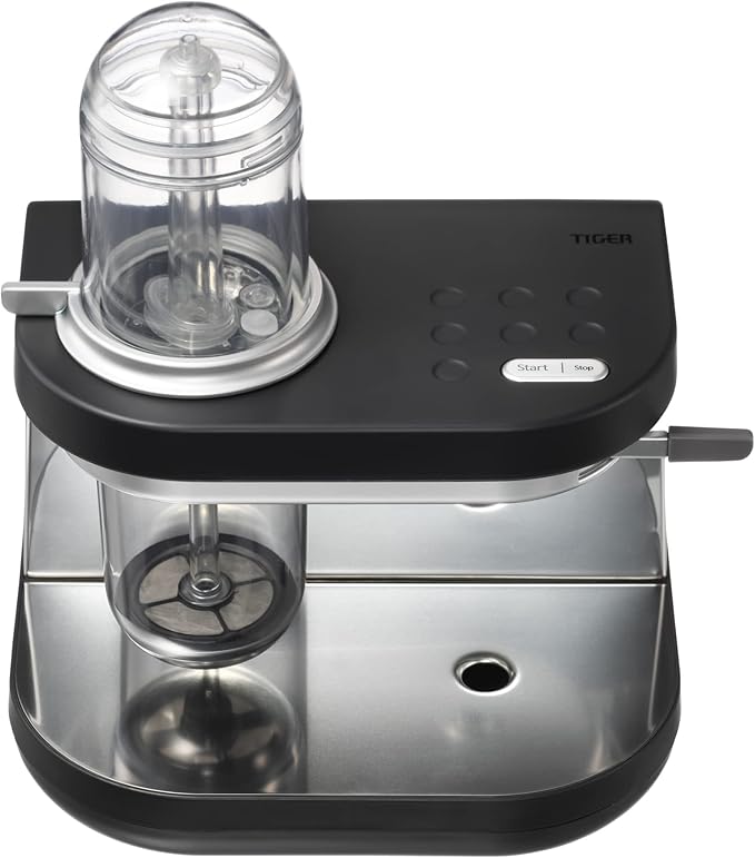 Tiger Siphonysta Brewing Coffee Maker, Programmable Single-Serve Siphon Coffee Machine, Premium Brewer, Stainless Steel-Enhanced Design, Black