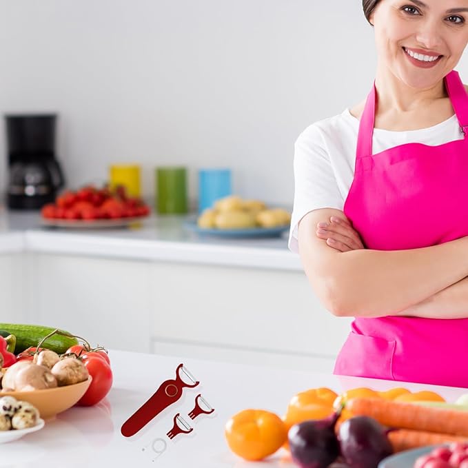 3-in-1 Electric Peeler | Auto Blade for Fruits/Vegetables | 3 Interchangeable Blades | Type-C Charging,Battery Capacity 1500 mAh | Kitchen, Travel, Camping