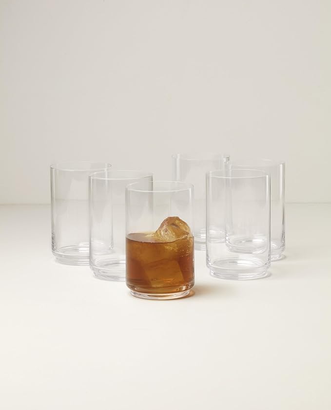 Lenox 897839 Tuscany Classics Stackable Glass Coolers, Set Of 6