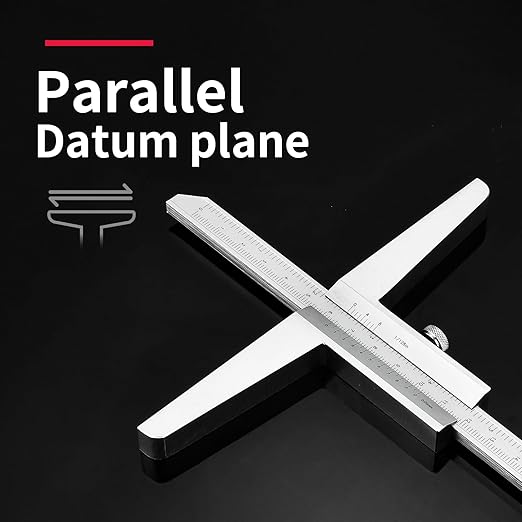 0-600mm Extra Long Depth Ruler (Bridge Length 150mm) Heavy Duty Measuring Tool Thickened Bridge Base Anti-Distortion DRINYOUNG(Depth Ruler 600 Long (Bridge Length 150)