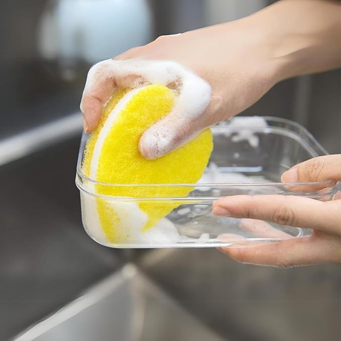 Lustroware 3 Set, Micro Clear Kitchen Pantry Food Storage Container Set with Lid, Shatterproof, BPA Free, Dishwasher, Microwave Safe Canister, Fridge Refrigerator Organizer (1.0qt / 1.4qt / 2.3qt)