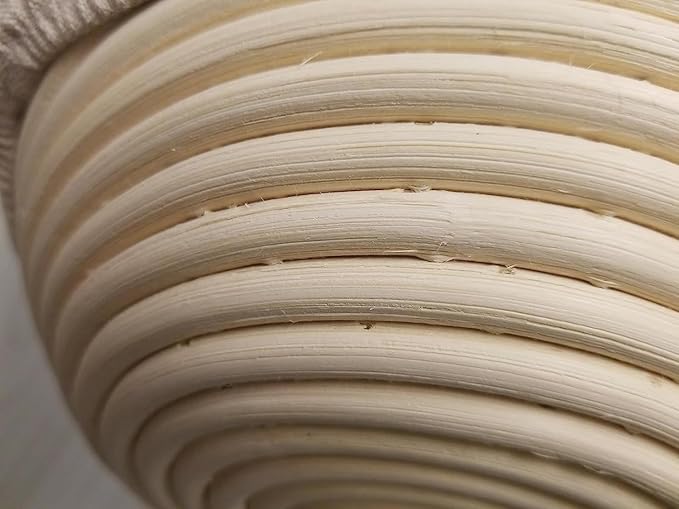 Banneton Bread Proofing Basket, Sourdough Bread Baking Supplies, Round Oval Rattan Rising Proofing Baskets Bowls Set of 2, Artisan Sourdough Bread Gifts for Home Bakers