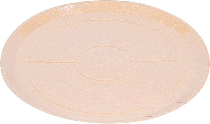 Restaurantware-Eco Pie 18 Inch Paper Pizza Trays, 50 Round Pizza Pans - Oven-Ready, Microwavable, Kraft Paper Pan For Large-Sized Pizzas, For Baking, Cooking, Bread, Meat, Or Pies