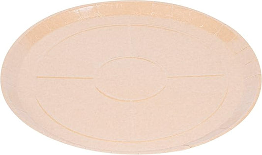 Restaurantware-Eco Pie 18 Inch Paper Pizza Trays, 50 Round Pizza Pans - Oven-Ready, Microwavable, Kraft Paper Pan For Large-Sized Pizzas, For Baking, Cooking, Bread, Meat, Or Pies