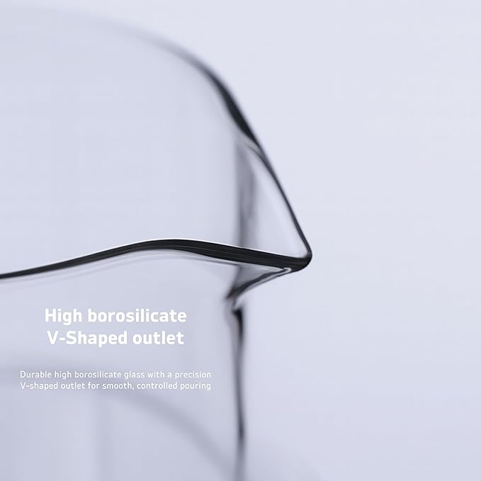 Nispira Cold Brew Drip Tower Iced Coffee Maker Glass Wooden Stand 25 Cups white