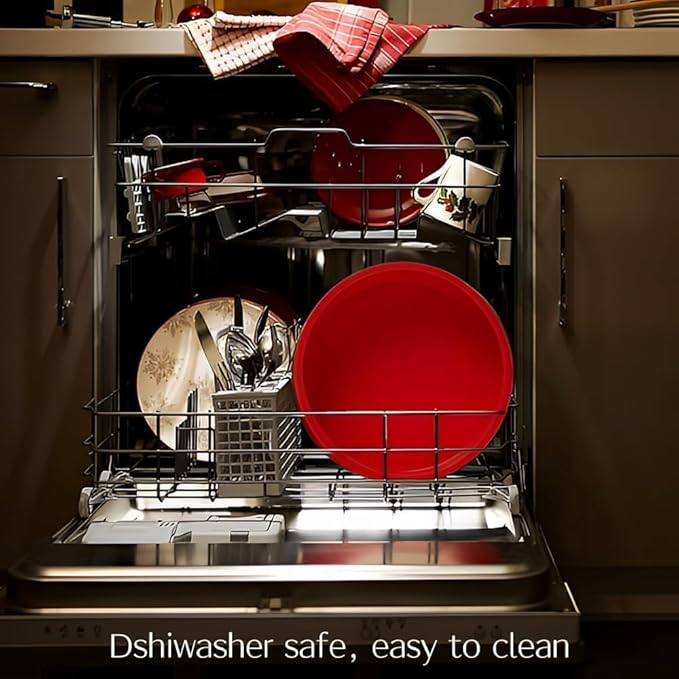 saphe 4 Inch Cake Pans- Non-Stick Round cake Pans, Silicone Cake Molds for Smash Cakes, Layer Cakes, Cheese Caks, Chocolate Cakes, 4 packs (4inch+4packs)