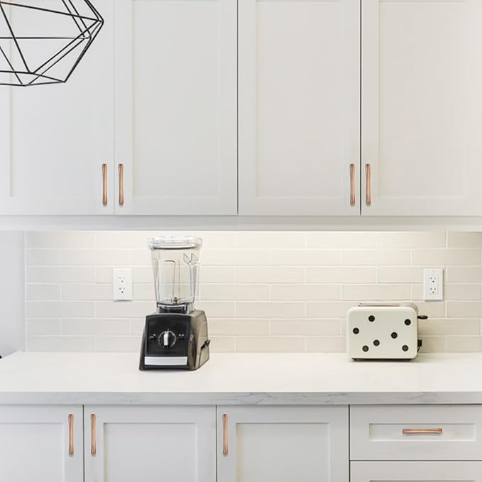 10 Pack 5 Inch Kitchen Cabinet Handles Champagne Bronze Cabinet Pulls Zinc Alloy Drawer Pulls Kitchen Hardware