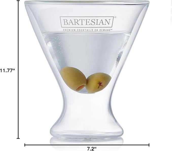 Stemless Martini Glassware - Set of 2 Set of 2