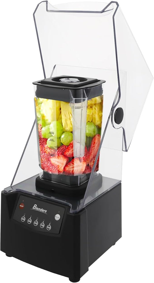 Smoothie Machine,23000PRM Portable Blender with 5 Preset,Soundproof Cover,Professional Blender for Smoothies of Various Flavors,Juices,Smoothie Drinks