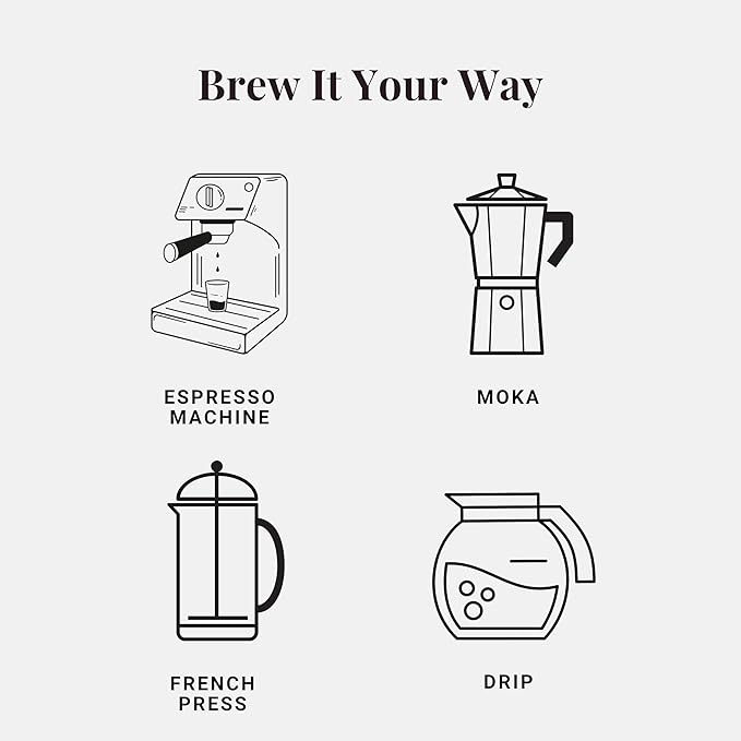 Caffè Vergnano Italian Finely Ground Espresso Coffee, 6 Pack – 100% Arabica for Moka, Intensity 4 – Sweet & Balanced Blend Slow Roasted with Notes of Chocolate, Hazelnut, Caramel, 8.82 oz Tin