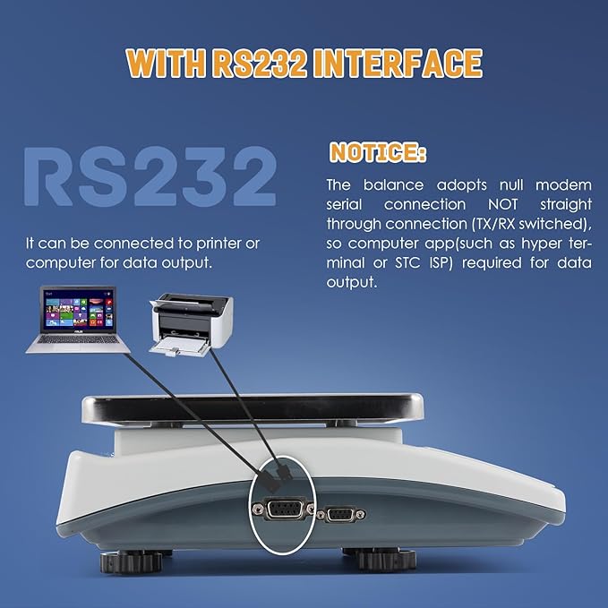 Bonvoisin Industrial Counting Scale Digital Scale for Parts and Coins kg/g/lb Electronic Gram Scale Inventory Counting Scale Industrial Parts Coins Piece Counting Scale (15kg/33lb, 0.1g)