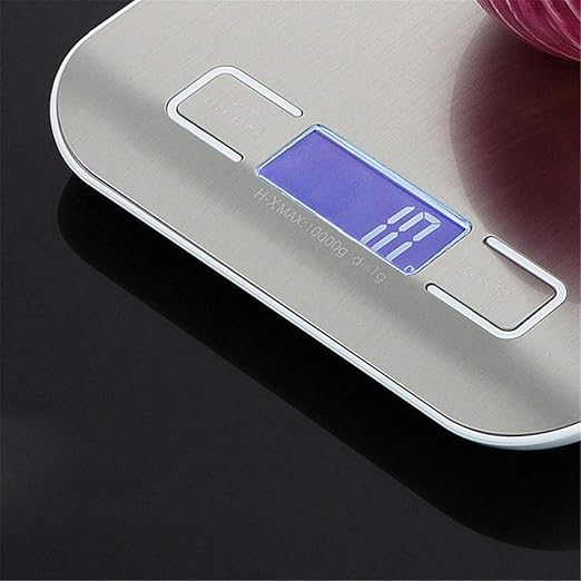 TXY 1g/10kg Household Kitchen Scale Electronic Food Scales Diet Scales Measuring Tool Slim LCD Digital Electronic Weighing Scale