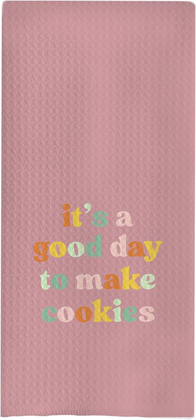 Baking & Cooking Towels, Tea Towels for Bakers & Cooks, Gifts for Cookie Lovers, 16x24 Purple