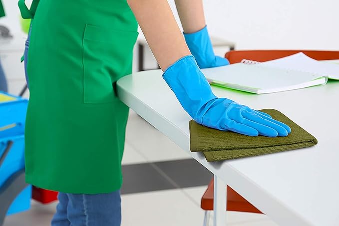 Softolle Bar Mop Towels, Pack of 12-16x19 Inches - 100% Cotton Super Absorbent Towels, Multi-Purpose for Home and Bar Cleaning (Sage Green)