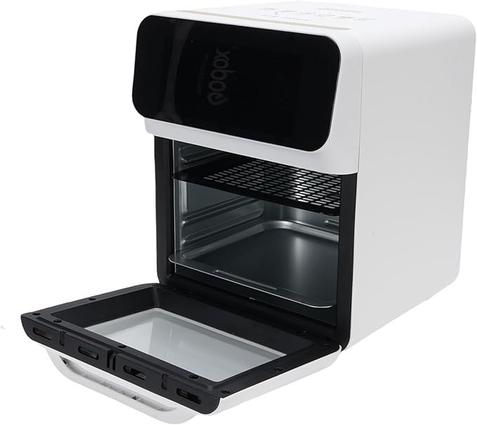 TOPINCN Air Fryer Toaster Oven Stainless Steel Non Stick Digital Fryer Large Capacity Multifunctional Kitchen Appliance with View Window for Baking Toasting Frying