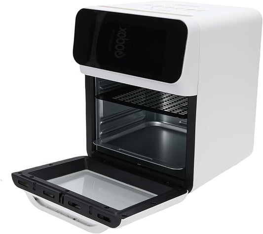 TOPINCN Air Fryer Toaster Oven Stainless Steel Non Stick Digital Fryer Large Capacity Multifunctional Kitchen Appliance with View Window for Baking Toasting Frying