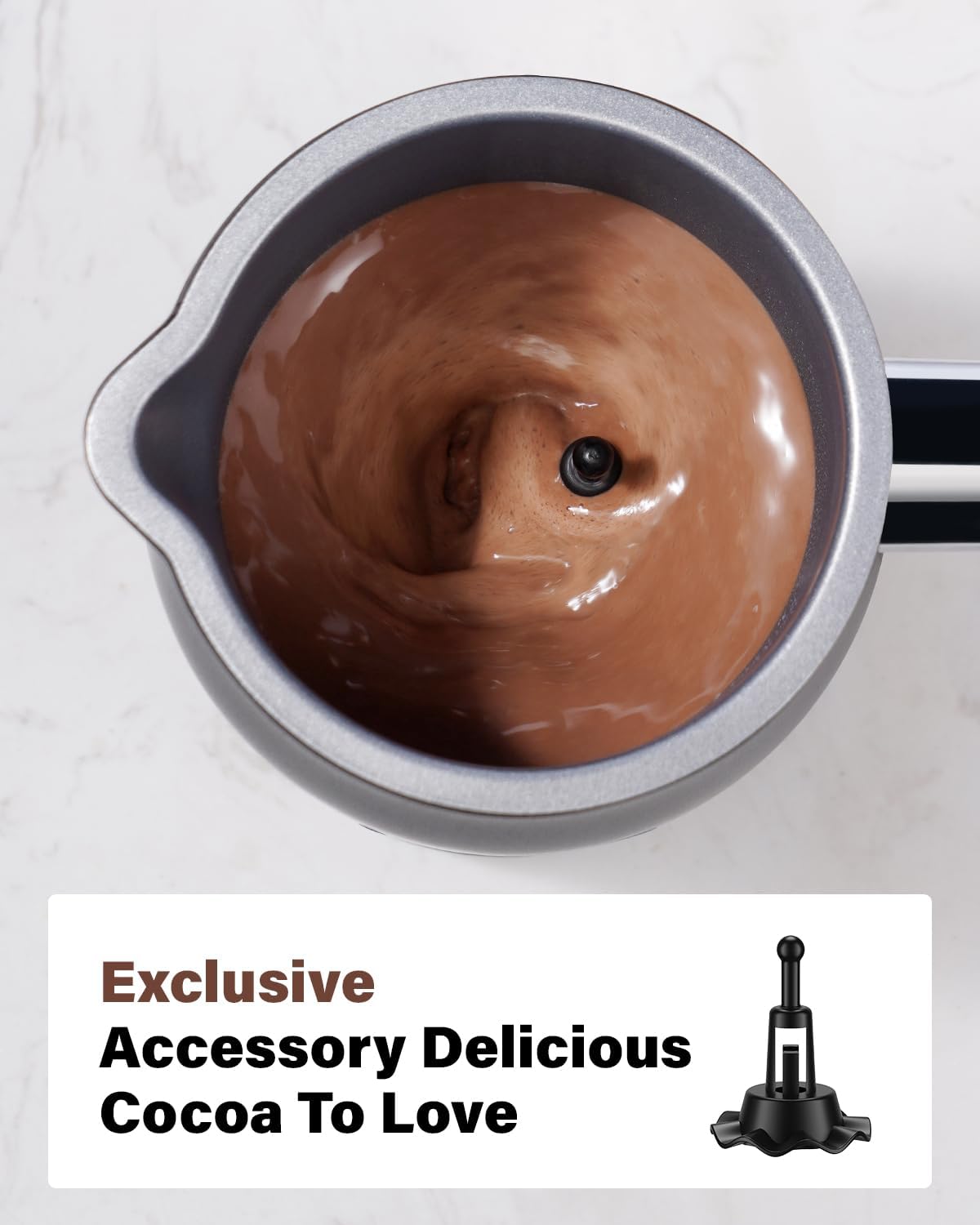 4-in-1 Electric Milk Frother and Steamer, Milk Steamer with Auto Temperature Control, Warm & Cold Foam Maker, Fast Frother for Coffee, Latte, Hot Chocolate, Cappuccino, Macchiato, Black