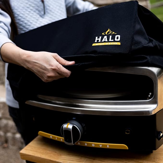 Halo Versa 16 Propane Gas Outdoor Pizza Oven with Rotating Cooking Stone | Portable Appliance for all Outdoor Kitchens | Oven Cover Included