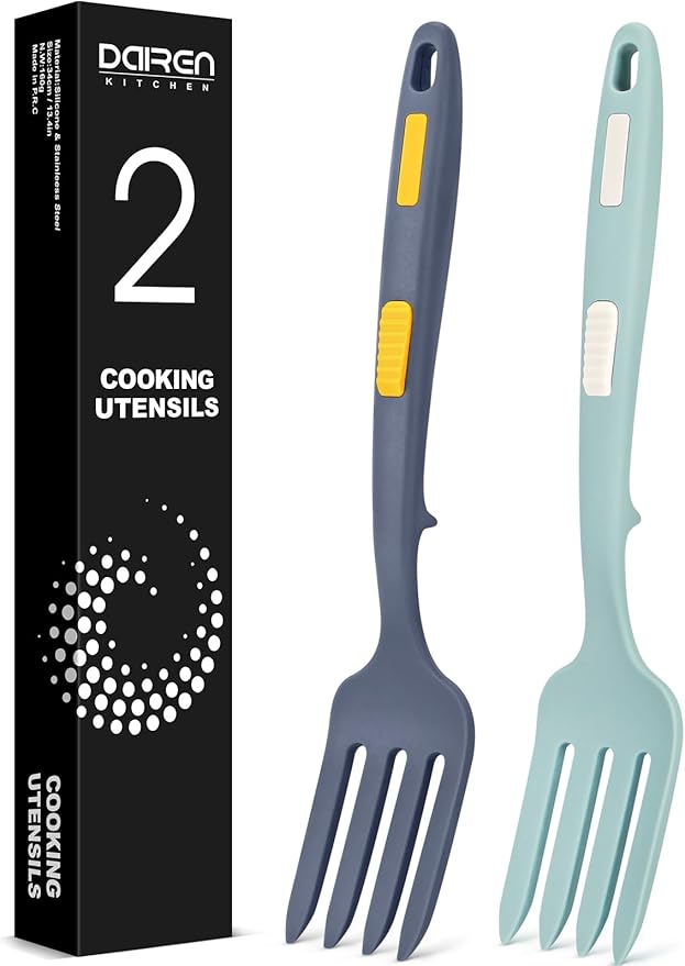 Silicone Flexible Long Handler, 11.6 Inch Heat Resistant Cooking Tool, Non Stick Mixer for Ingredients, Food Mash, Egg Whisk (GT)