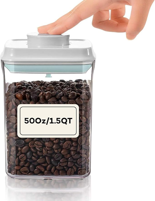 Bop Top | Airtight Meal Prep Containers with Lids | Food Storage Container Sets | Snack and Overnight Oats Fridge Organizer | Pantry and Kitchen Organization