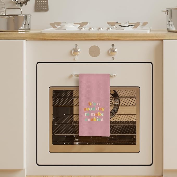 Baking & Cooking Towels, Tea Towels for Bakers & Cooks, Gifts for Cookie Lovers, 16x24 Purple