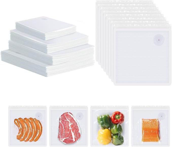 Reusable Vacuum Seal Bags for Food,Food Vacuum Sealer Bags Small Size 30 Packs